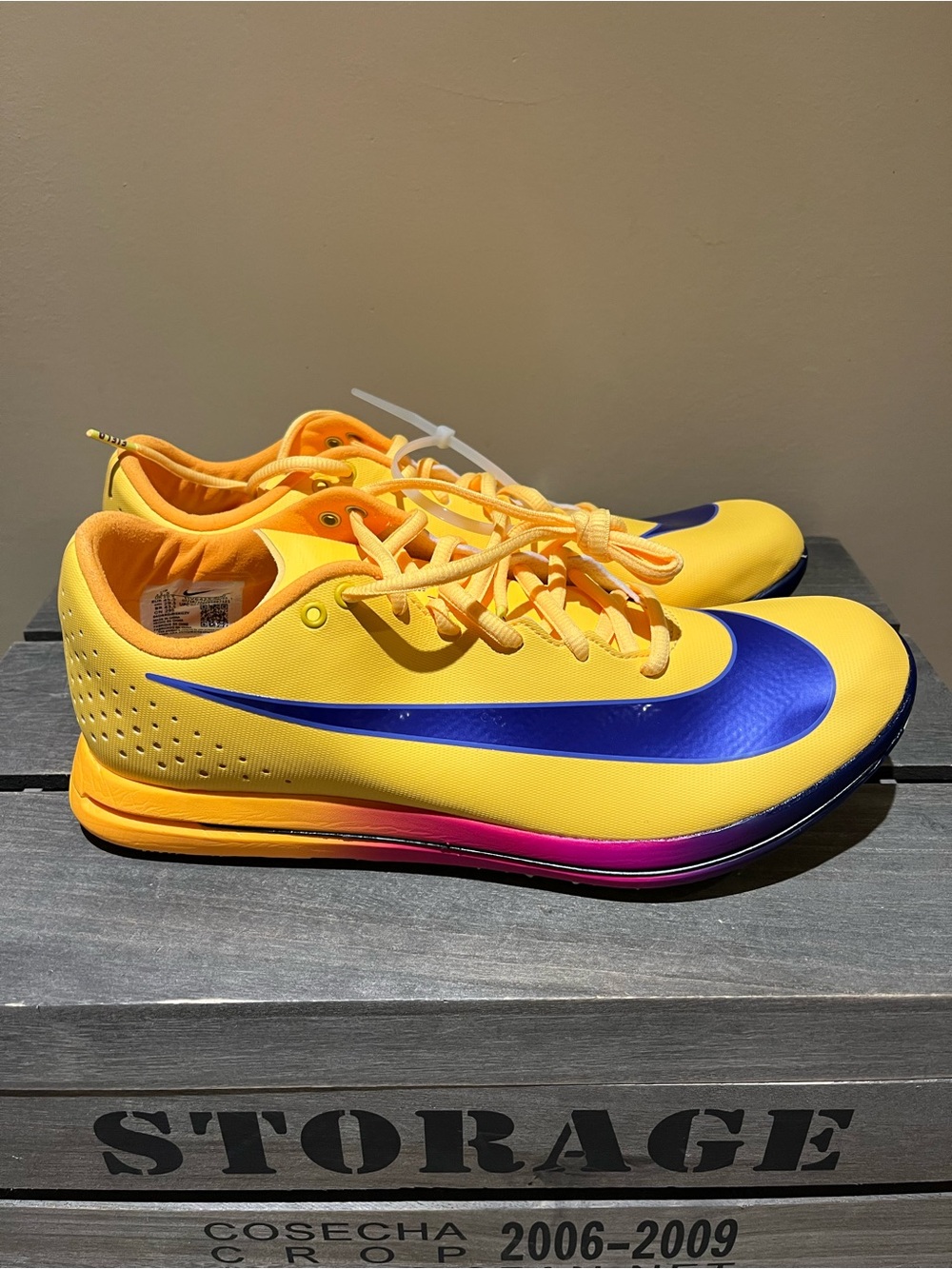 Mens Nike Triple Jump Elite 3 T&F Jumping Spikes Sz M 11.5/W 12.5 | NWOB